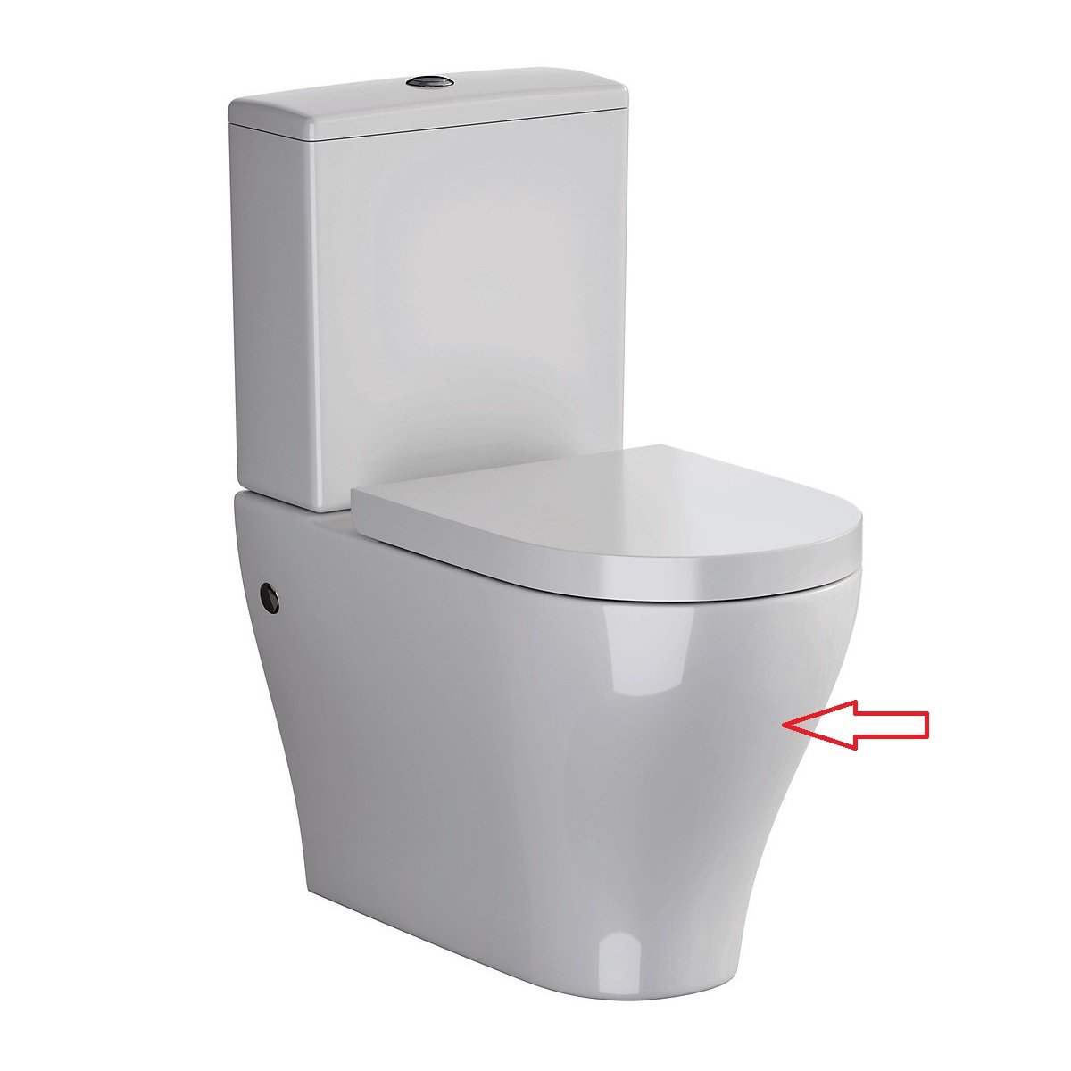 1. Universalus išėjimas  2. Skalavimo režimai: 3/5 l  3.  Clean ON“ sistema  4. Kilmės šalis: Lenkija
