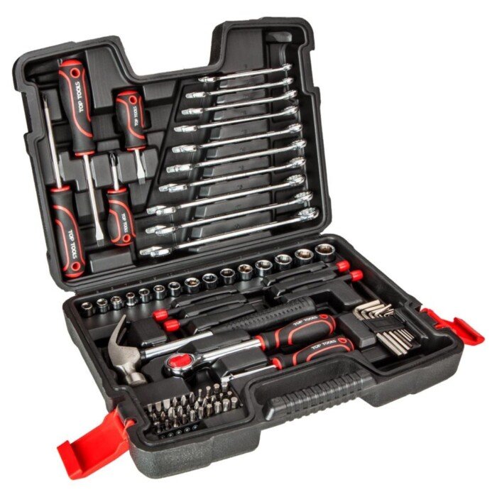 Įrankių rinkinys TOP TOOLS 1/4", 3/8" 73