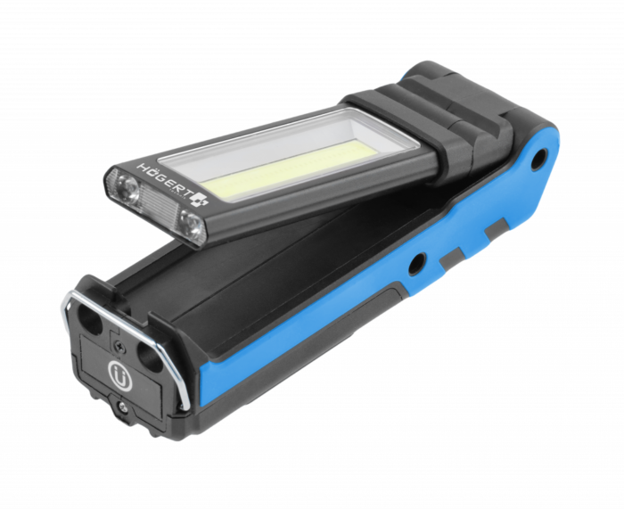 LED žibintuvėlis, sulankstomas, 400 liumenų, magnetas, USB
