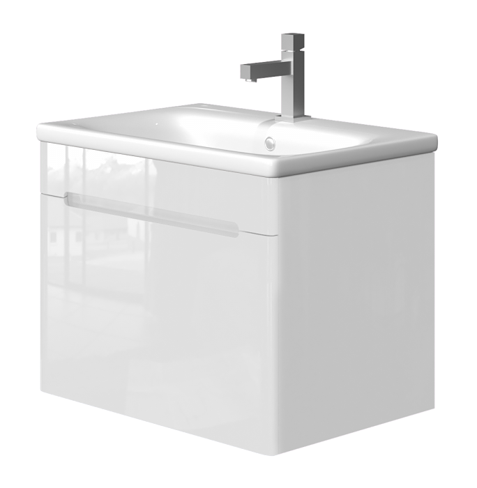 1.Balta2. Medžiaga - fasadas - dažytas MDF