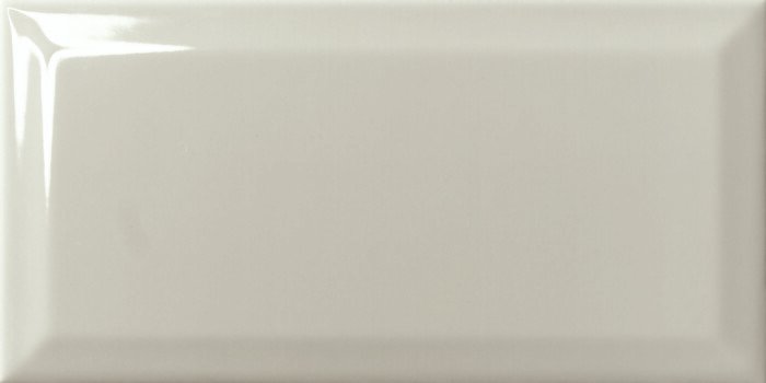 Sienų plytelės Light Grey Biselado Brillo 10*20