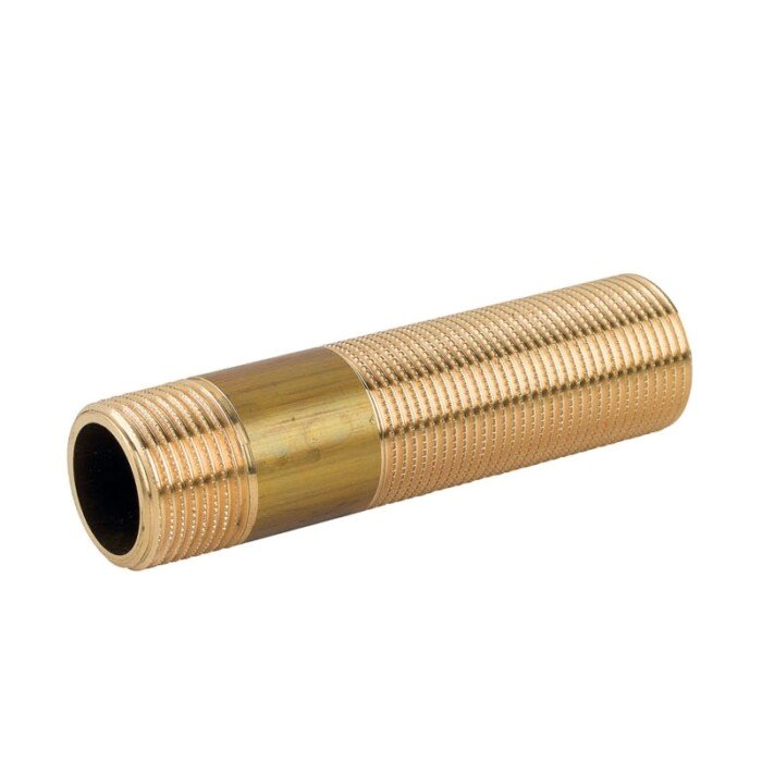 Ilgas sriegis 3/4 „x100, žalvaris
