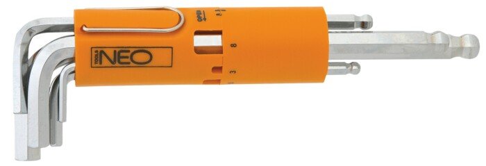 Šešiakampių raktų komplektas    8vnt. , 2.5-10 mm