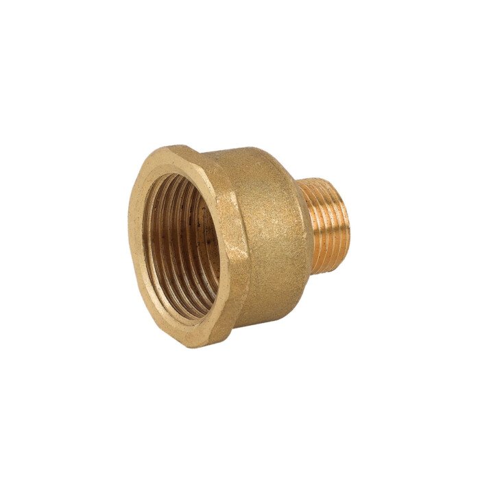 Perėjimas 1/2'Mx3/8'F,žalvario
