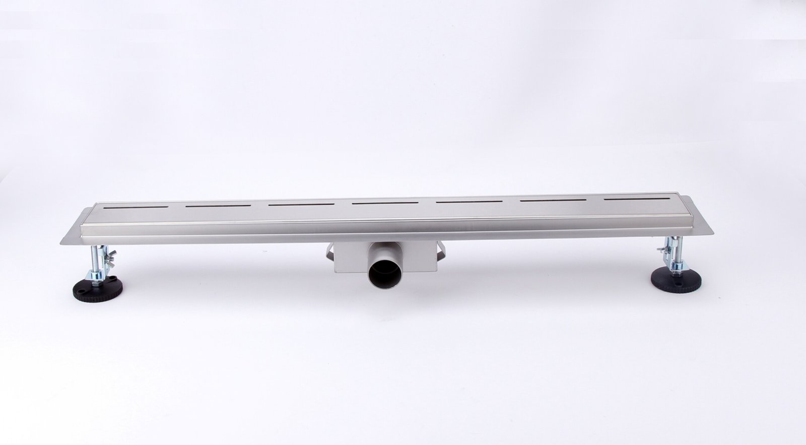 1. Spalva - chromas2. Į komplektą įeina sifonas ir kojos3. Medžiaga - nerūdijantis plienas4. Horizontalus