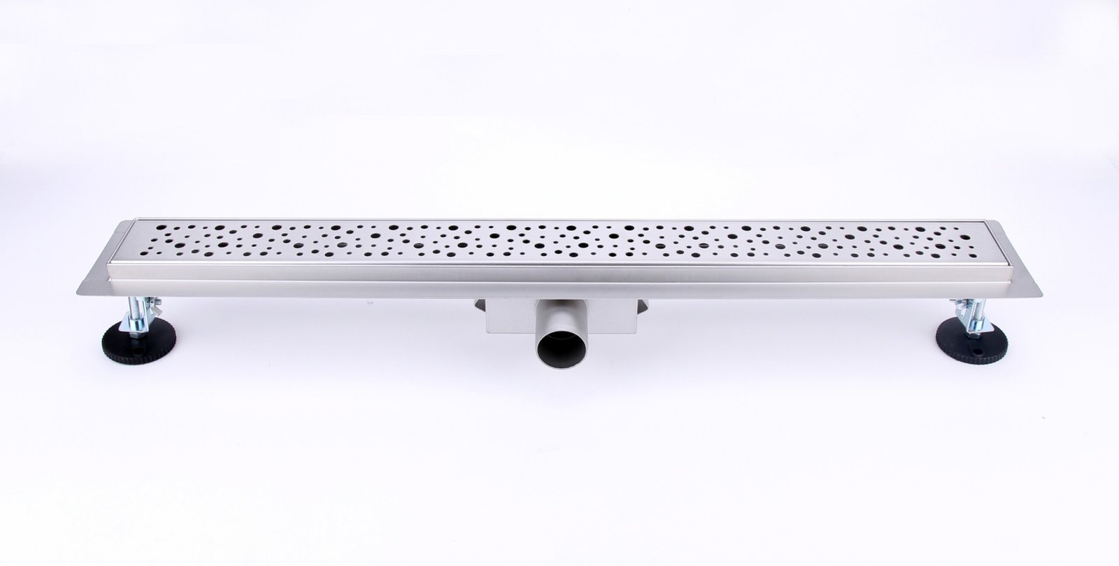 1. Spalva - chromas2. Į komplektą įeina sifonas ir kojos3. Medžiaga - nerūdijantis plienas4. Horizontalus