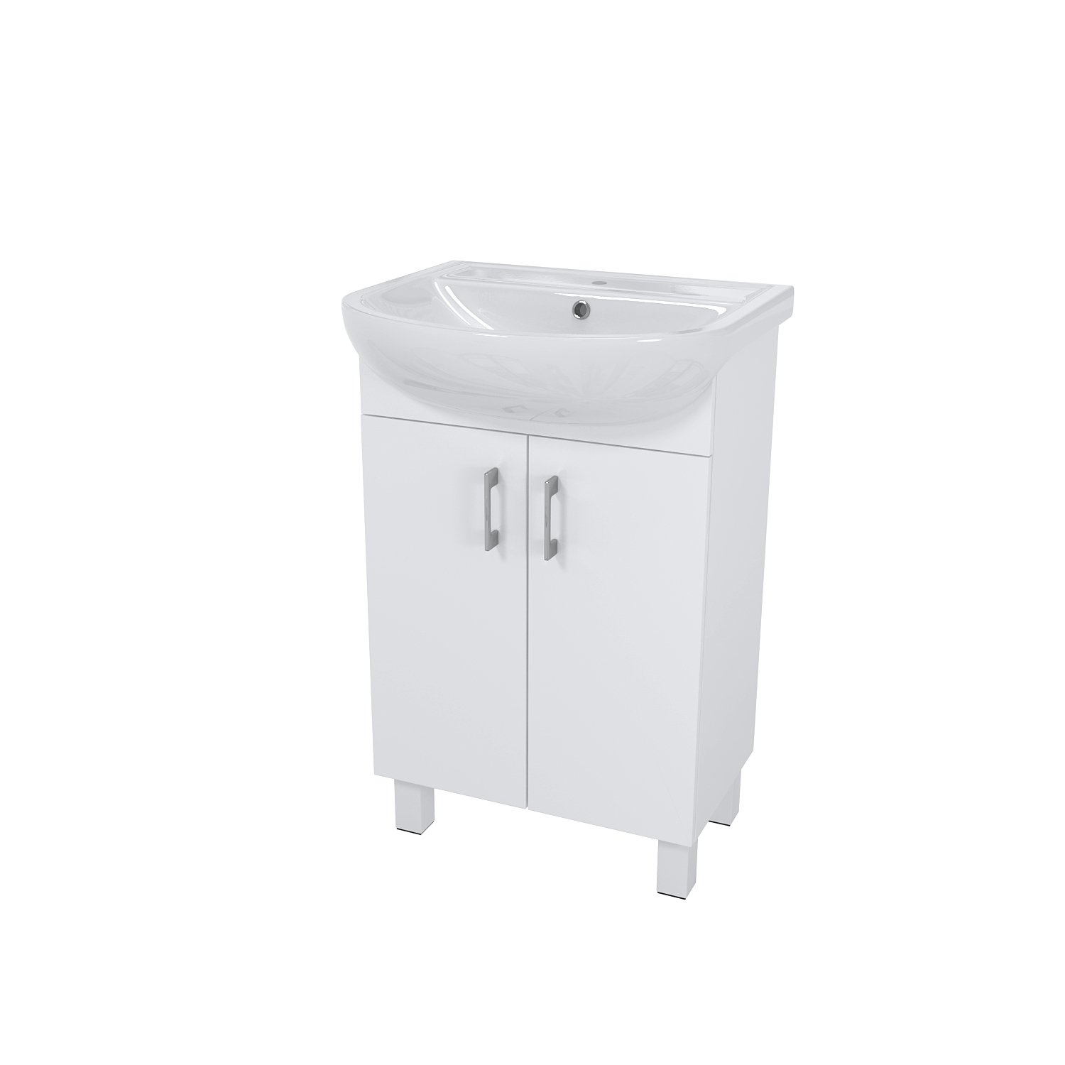 1.Balta spalva2. Medžiaga - fasadas - dažytas MDF