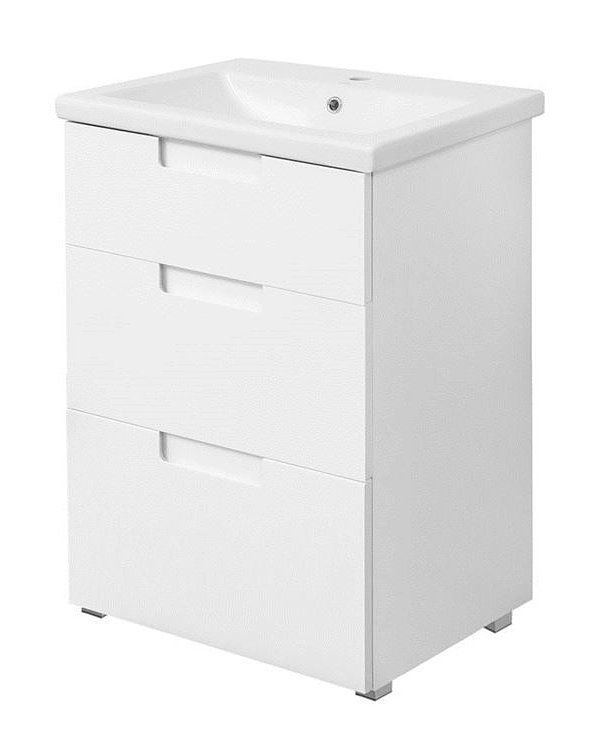 1. Balta spalva2. Medžiaga - fasadas - dažytas MDF