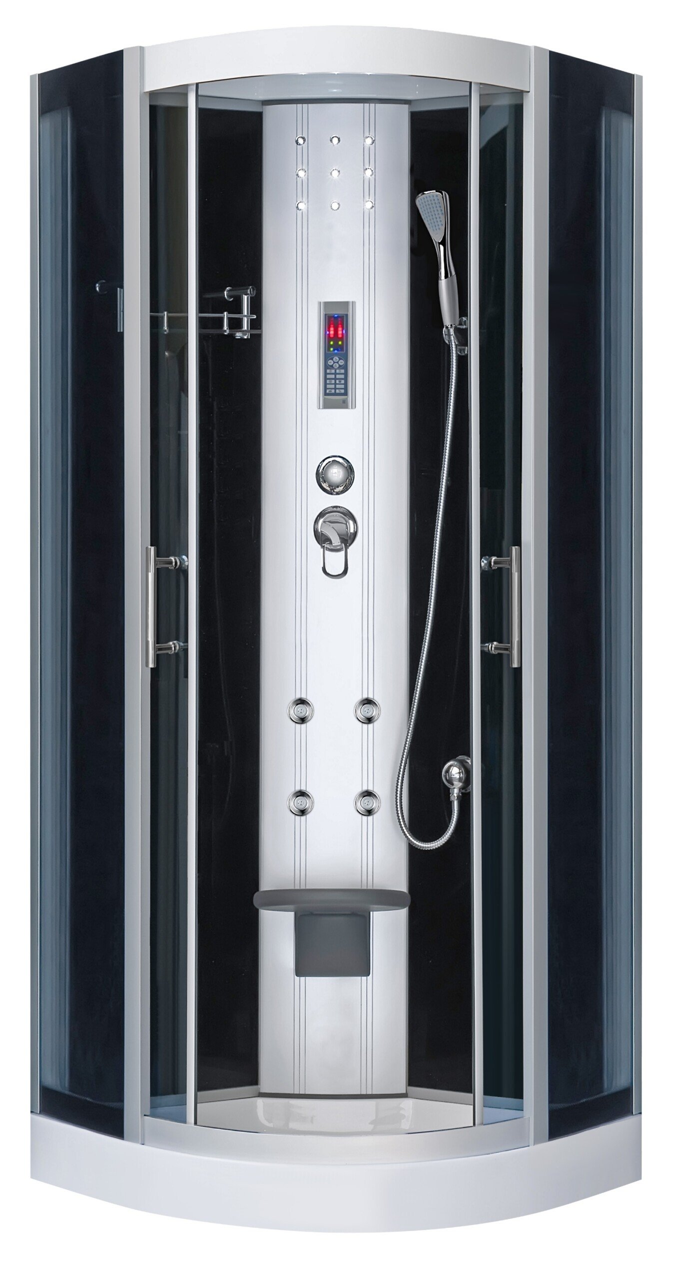 Aprašymas:1. Stiklo storis: 4 mm2. Stiklo spalva: priekiniai stiklai pilki