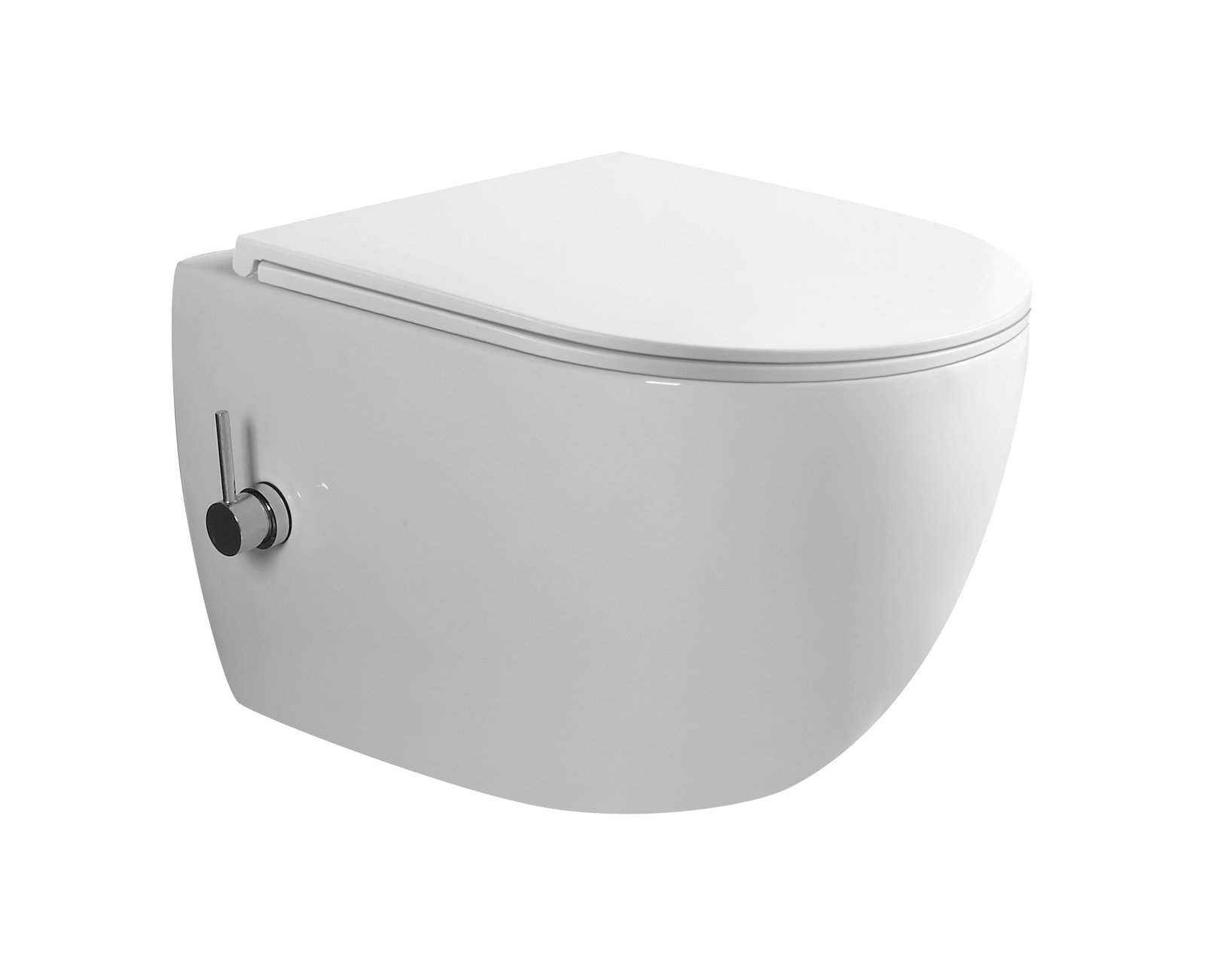 1. Medžiaga – keramika.2. Spalva - balta3. Nėra ratlankio4. Sėdynės komplekte – Duroplast SoftClose5.įrengtas bidė maišytuvas