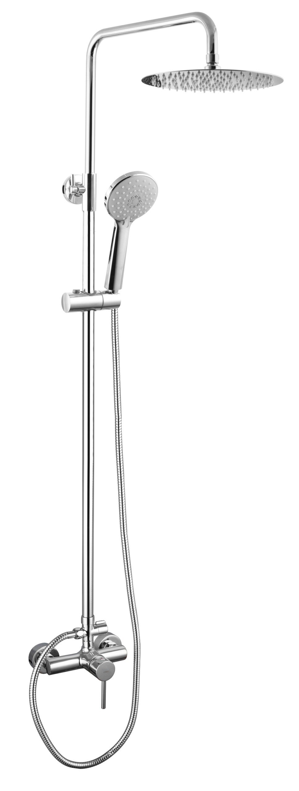 1. Spalva - chromas2. Medžiagos – aukštos kokybės žalvaris3. Sedalo kasetė 35 mm4. Aeratorius – Neoperl Easy Clean5. Viršutinė dušo galvutė - 24 cm